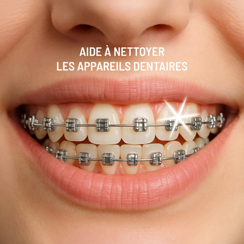 Brosse à dents électrique 3-en-1 : brossage, jet interdentaire, détartrage